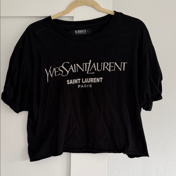Yves Saint Laurent Tops - Vintage Yves Saint Laurent Black Women's Top